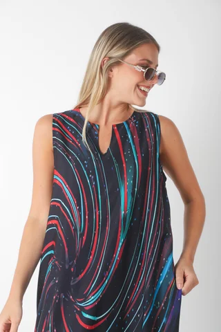 Vestido AURA DE COLORES GU259 - Vista 4