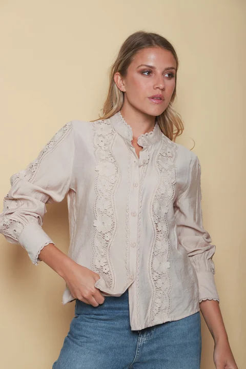 Camisa DOMENICA Bordada GUP33014