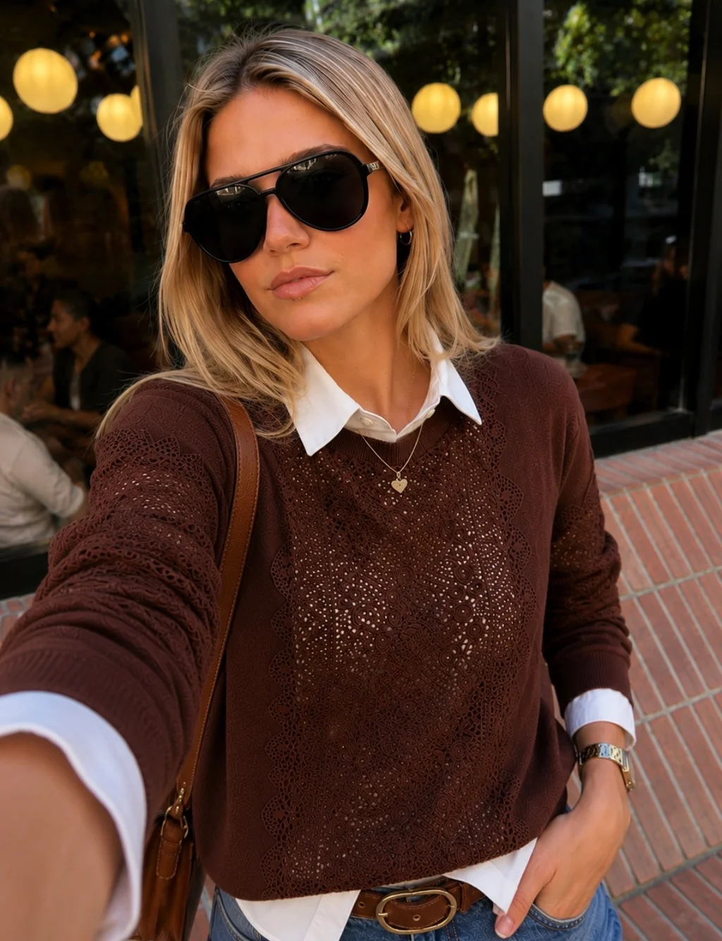 Sweater SASHA Bremer Bordado y Calado GUL655