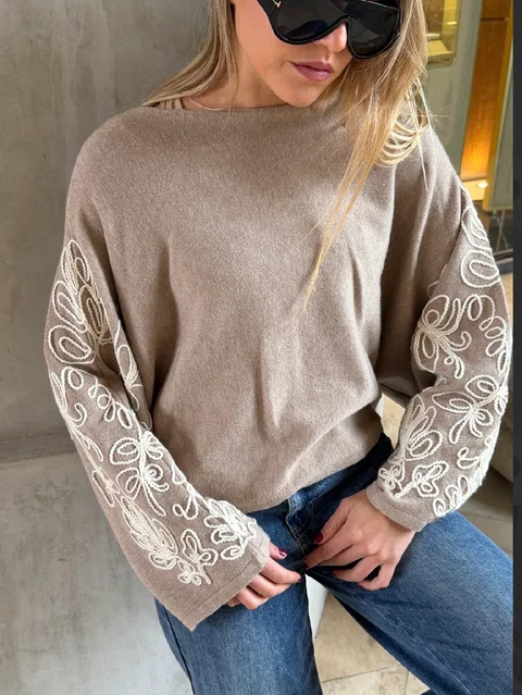 Sweater CLOUD Bordado GU847
