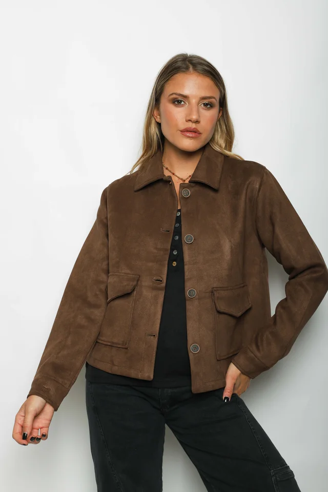 Chaqueta PIEGARI Gamuza Forrada GU571