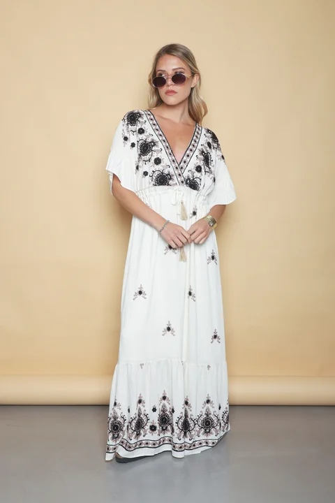 Vestido ZARAGOZA Bordado GU0533