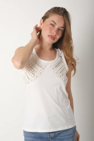 Musculosa Verna Yellow GU060 - Vista 3