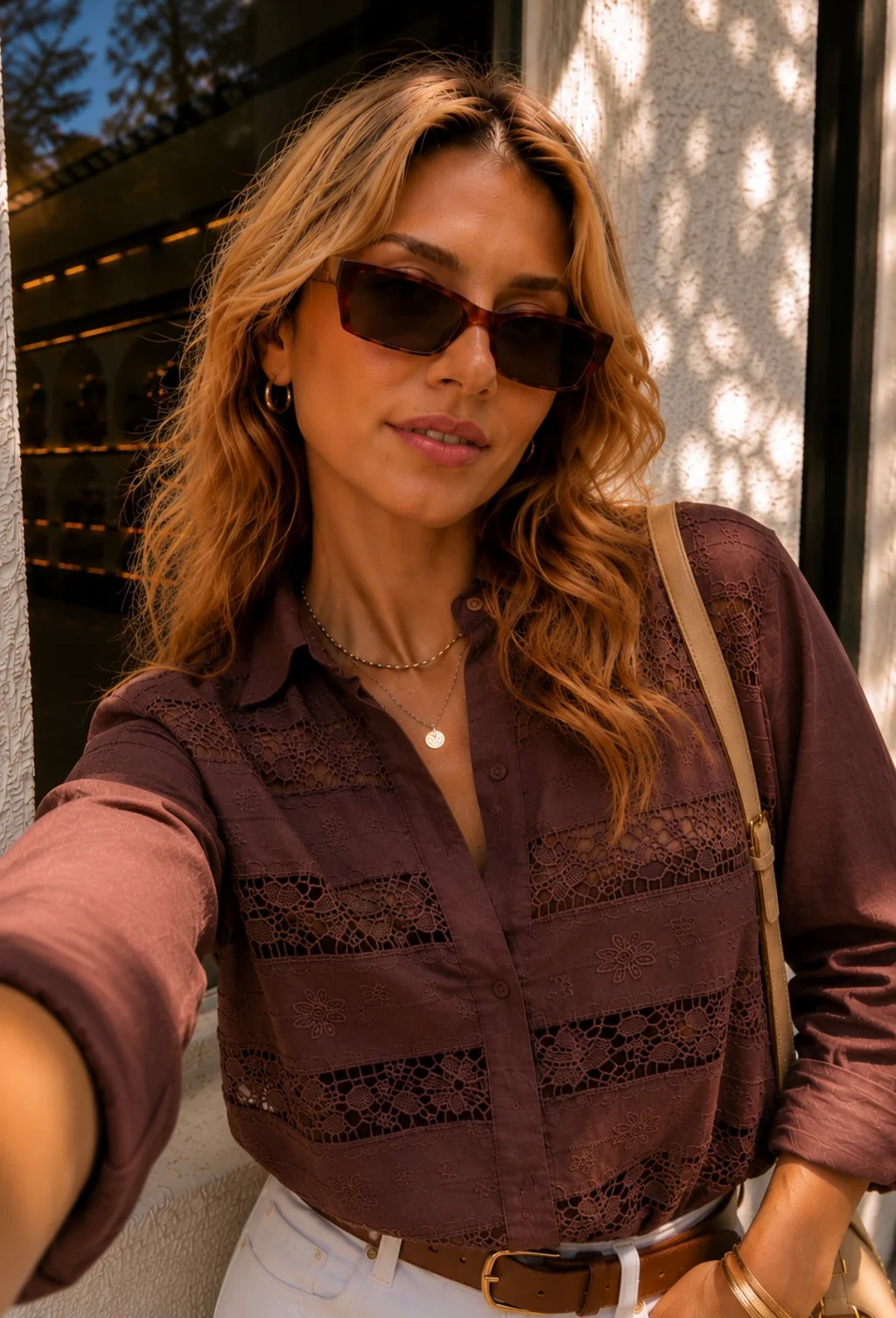 Camisa KUTI con Guipiur GUK2106