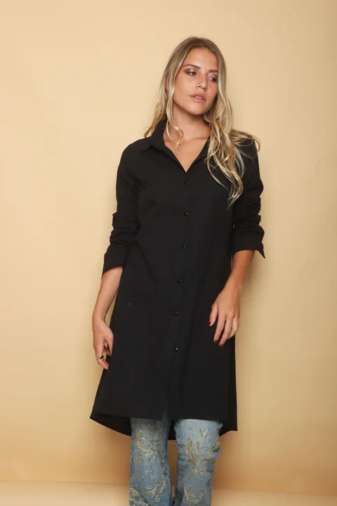 Camisa Larga Blady Lino GUK70094