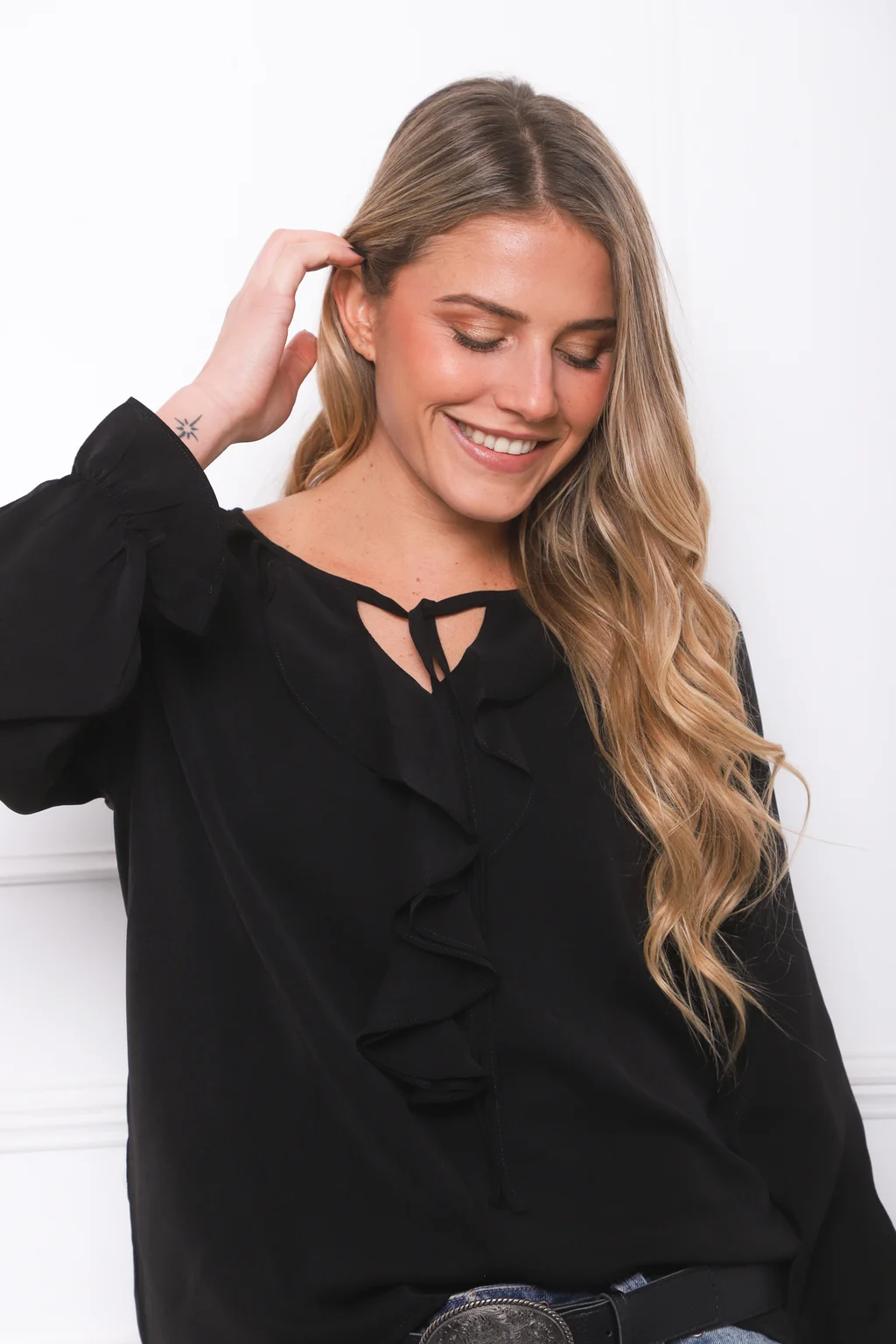 Blusa VOLTIER Gasa Chabot GU0346