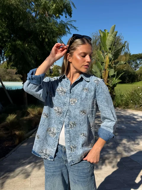 Camisa VINAH Jean Bordada GU278769