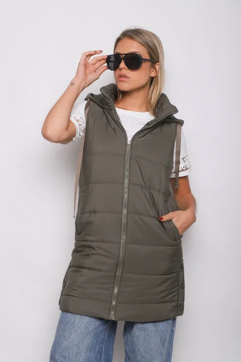 Chaleco Largo Botones ALPES GU98507