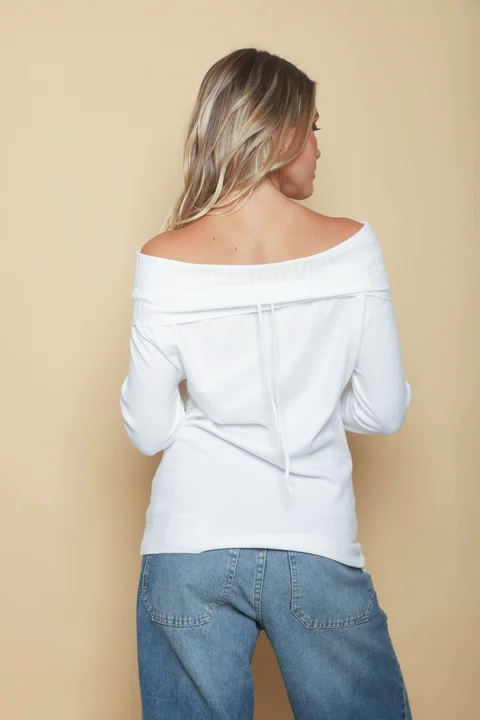 Sweater KITY Bremer Cuello Bote c/ Tira GU665