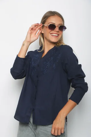 Camisa TOLEDO BORDADA GU61 - Vista 6
