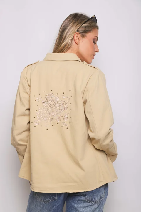  Camisa WANSEL Gabardina Bordada GU70284