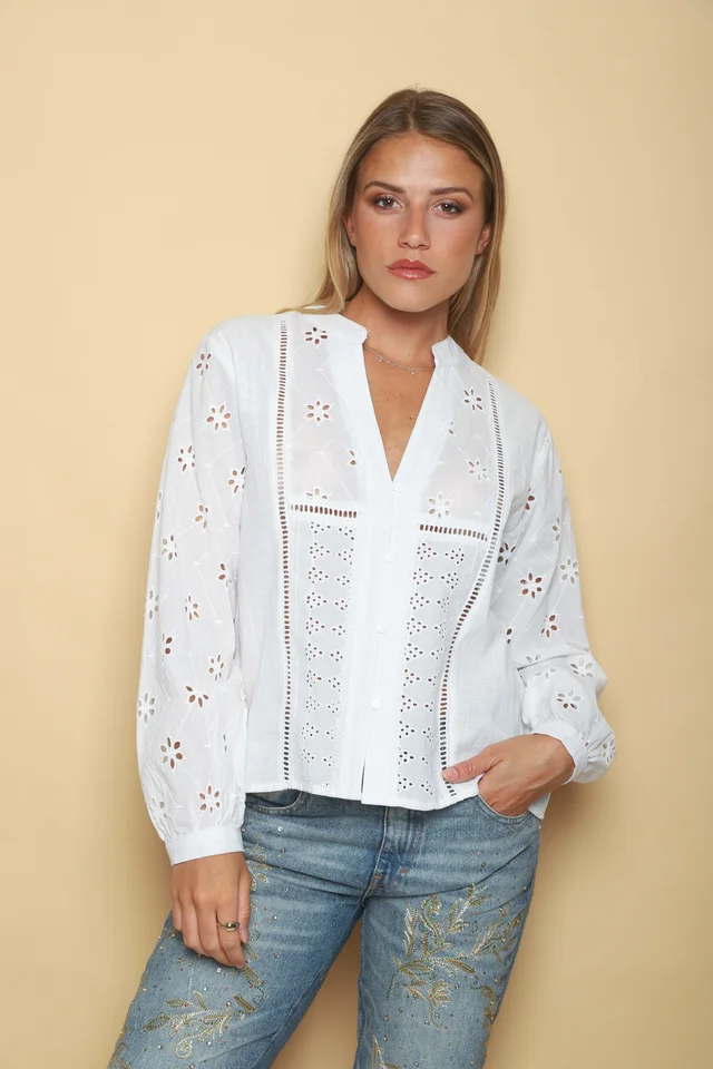 Camisa DARCIL Broderie GU70199
