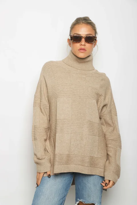 Poleron SAINT OVERSIZE Bremer Tramado GUL803