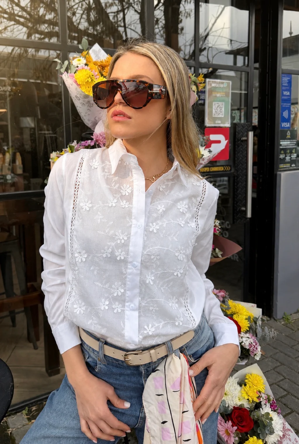 Camisa NIZA Bordada GUK148