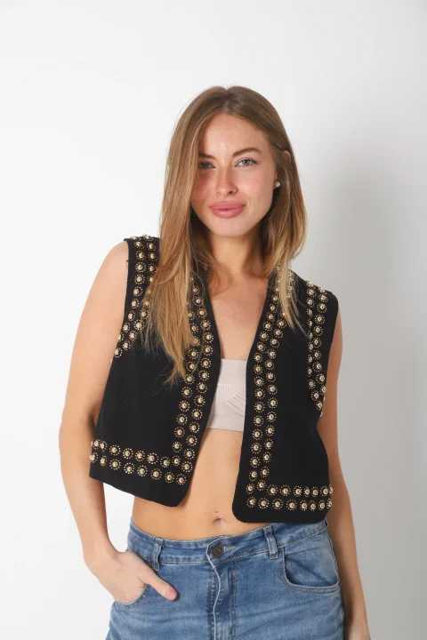 Chaleco VOYAGE C/ Tachas GUK70101