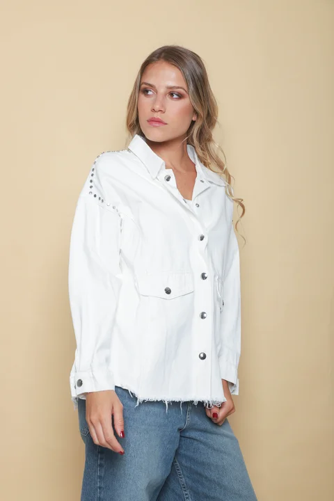 Camisaco RAPSODY gabardina c/tachas GUK70170