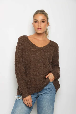 Sweater LAMBI Escote V GU843 - Vista 2