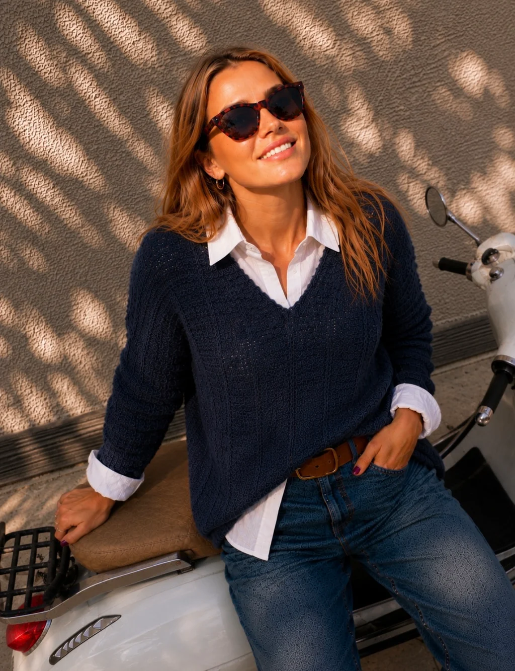 Sweater LAMBI Escote V GU843