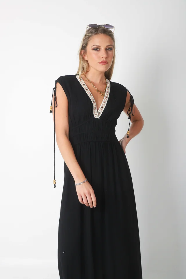 Vestido TAILAND lino GU0553