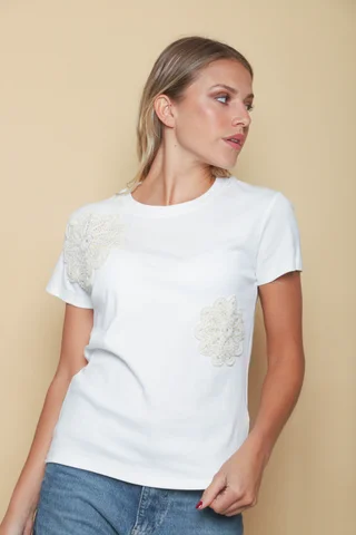 Remera DEBBIE con Bordado GU30594 - Vista 3