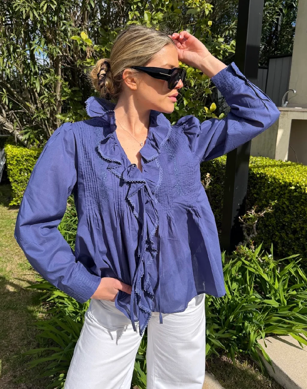 Camisa CARLY Con Volado GU70257