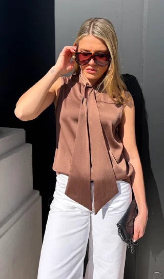 Musculosa Premium Bambula con Lazo GU6220 - Vista 2