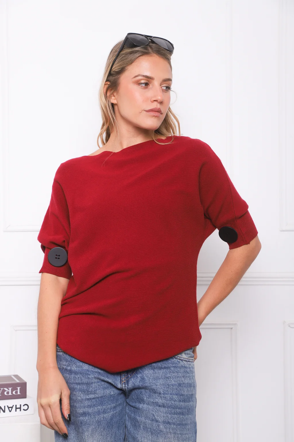 Sweater NICE Bremer Manga 3/4 y Botones GU817