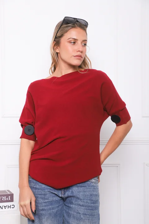 Sweater NICE Bremer Manga 3/4 y Botones GU817