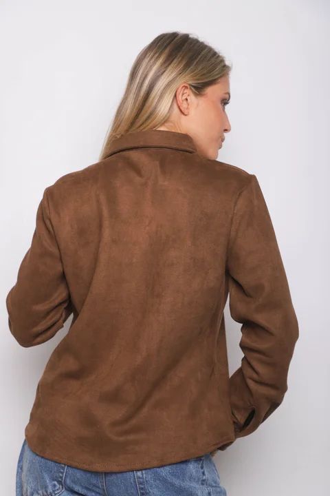 Camisa KARLSON Gamuza Con Calado GU70254