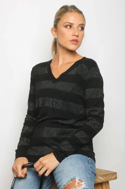 Sweater REGINA Bremer Lurex GUL629