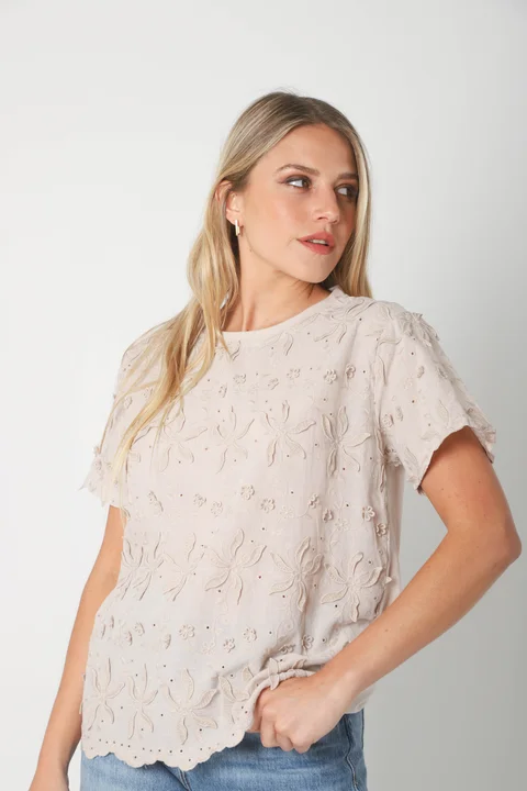 Remera SHANGAI Bordada GU5161