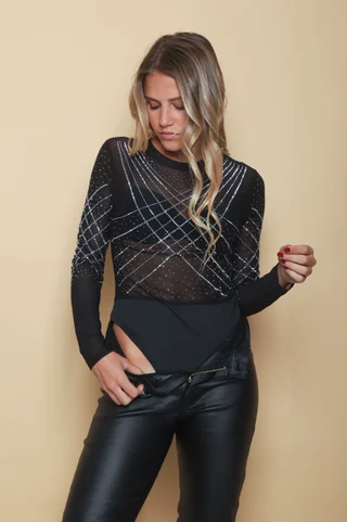 Body Tull JUPITER c/Strass GU32673 - Vista 6