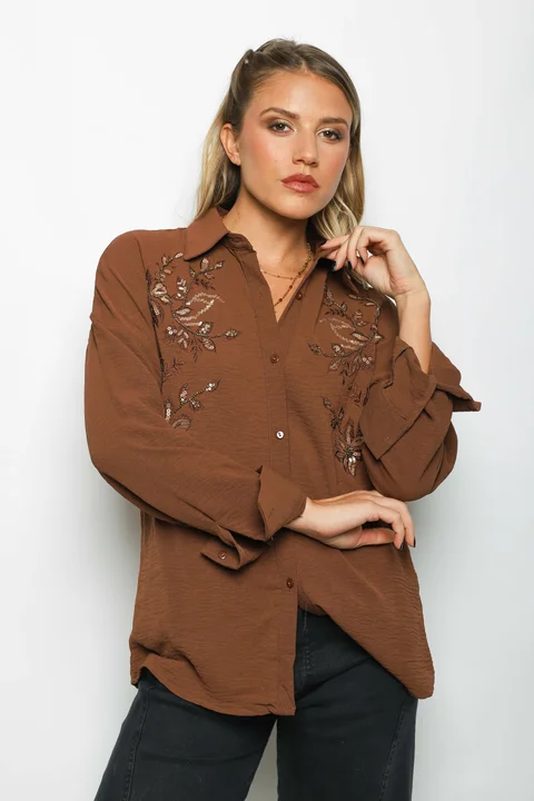 Camisa DAMARIS Bordada GU70264