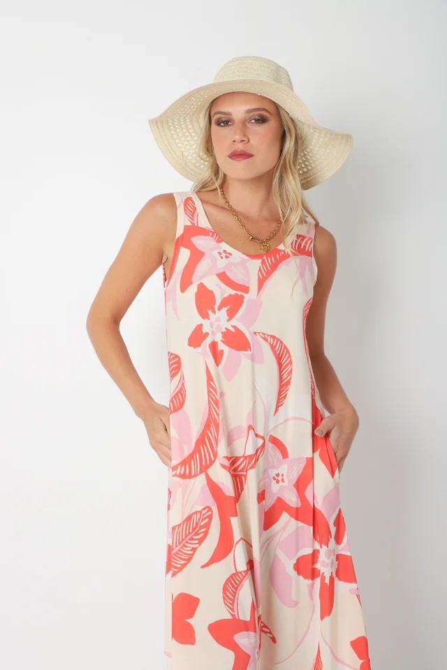 Vestido Joy Paradise con Bolsillos