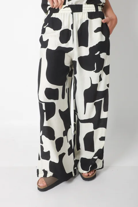 Conjunto CARMESI LINO estampado GUK70150-1/GUK70150