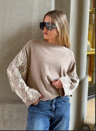 Sweater CLOUD Bordado GU847 - Vista 5