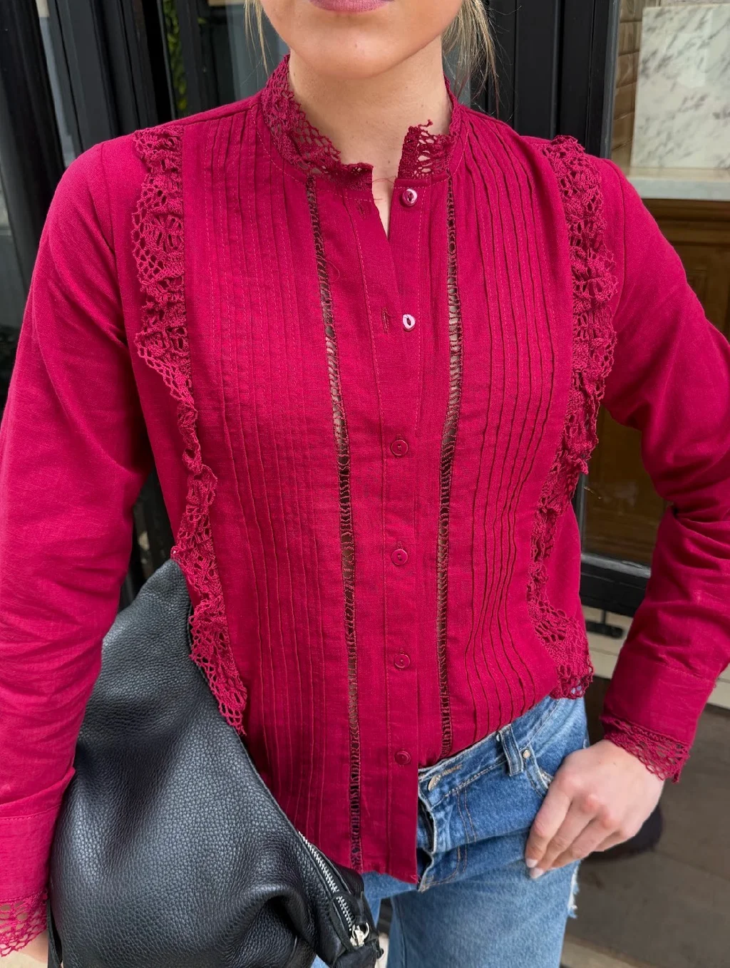 Camisa VANCY Tablitas LINO GUK68