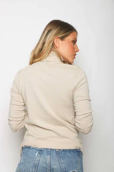 Polera MERIDIAN Lurex con Botones Strass GUL601