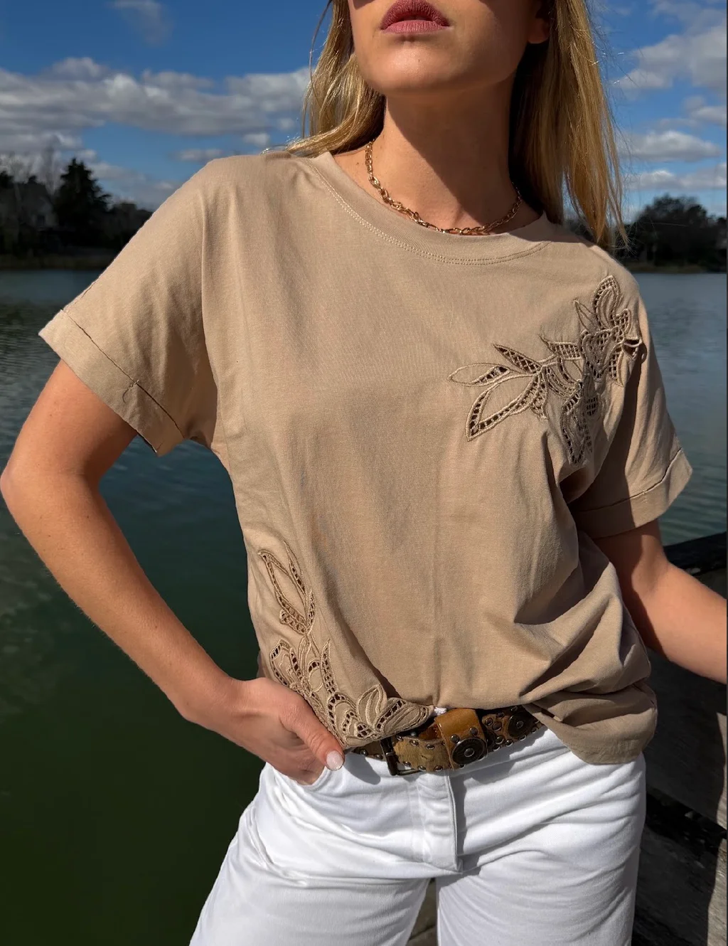 Remera DENCEL Bordada GU10712