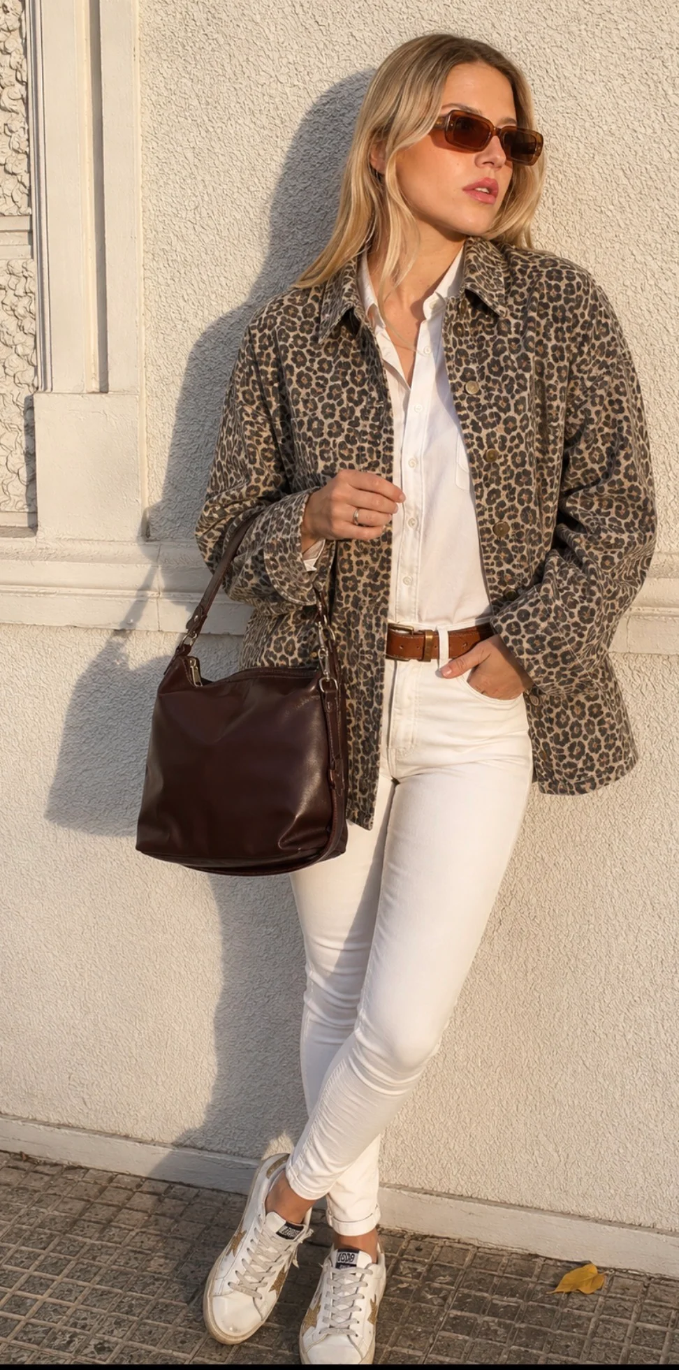 Camisaco Amplio BERLIN PRINT Gabardina con Tachas GU70012