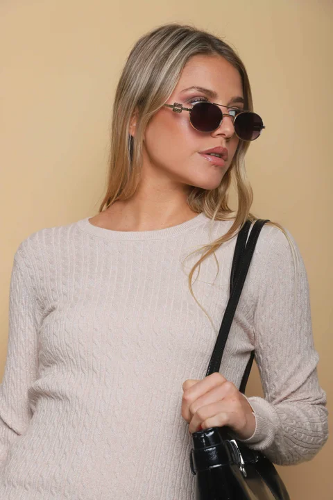 Sweater KALU Trenzado Lurex GUL656