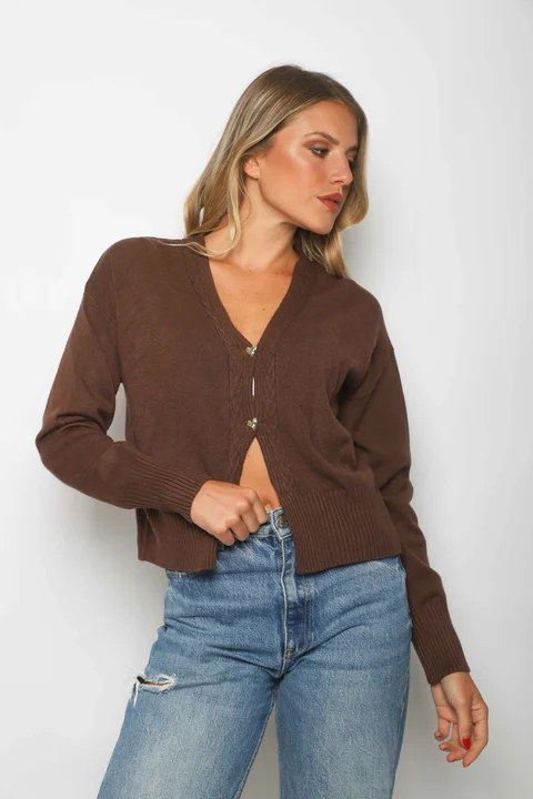 Saco Bremer MAVERICK con Botones Corazon Strass GUL621