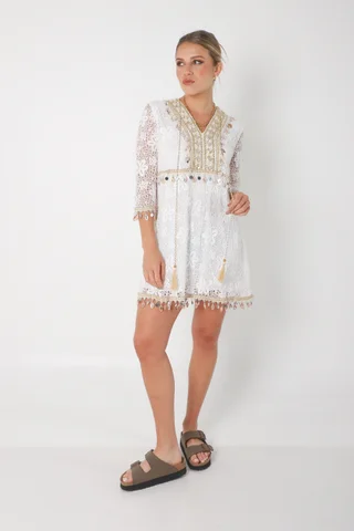 Vestido MARBELLA Encaje GUK4036-1 - Vista 4