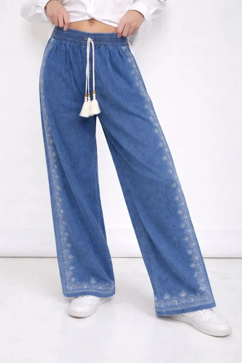 Pantalon GANDHI Jean Bordado GU567