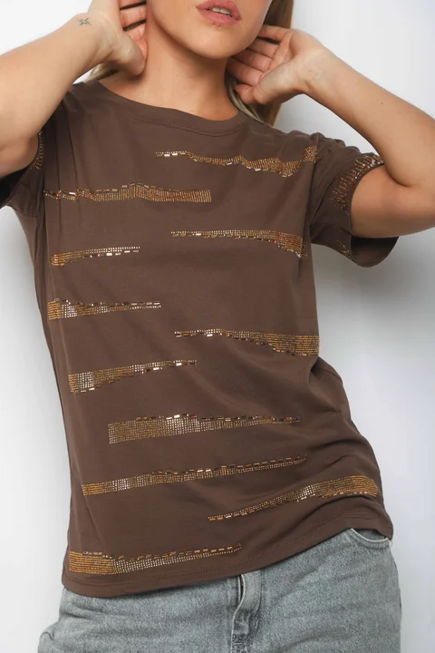 Remera SIDNEY c/strass GV919307