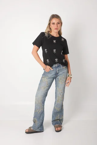 Remera KIARA c/ Piedras y Canutillos GU70124 - Vista 5