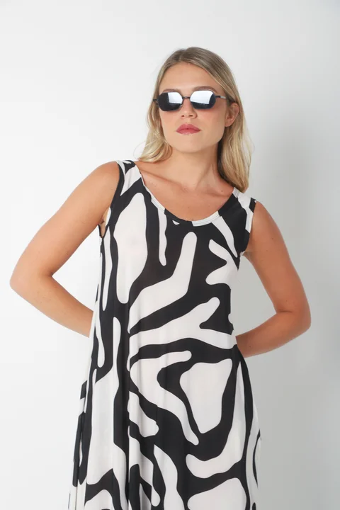 Vestido Joy Sunset con Bolsillos