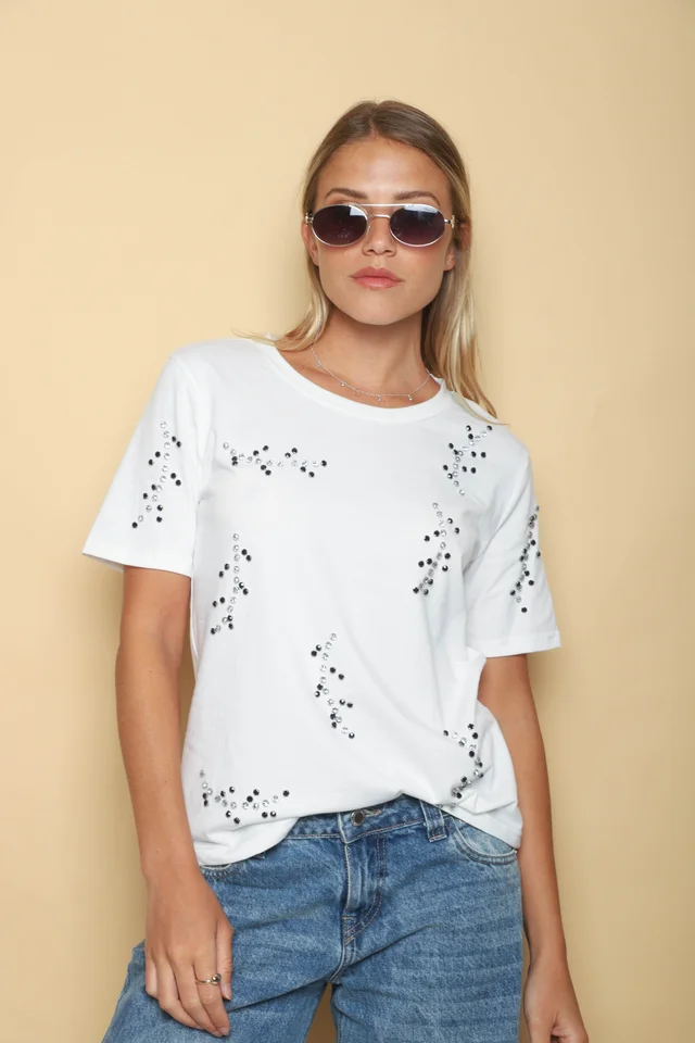 Remera KAITI C/ Piedras Colores GUK70071