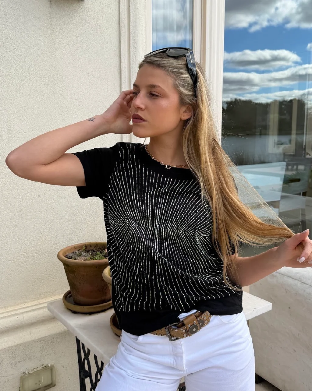 Remera STORM Strass GU9065