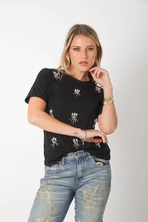 Remera KIARA c/ Piedras y Canutillos GU70124